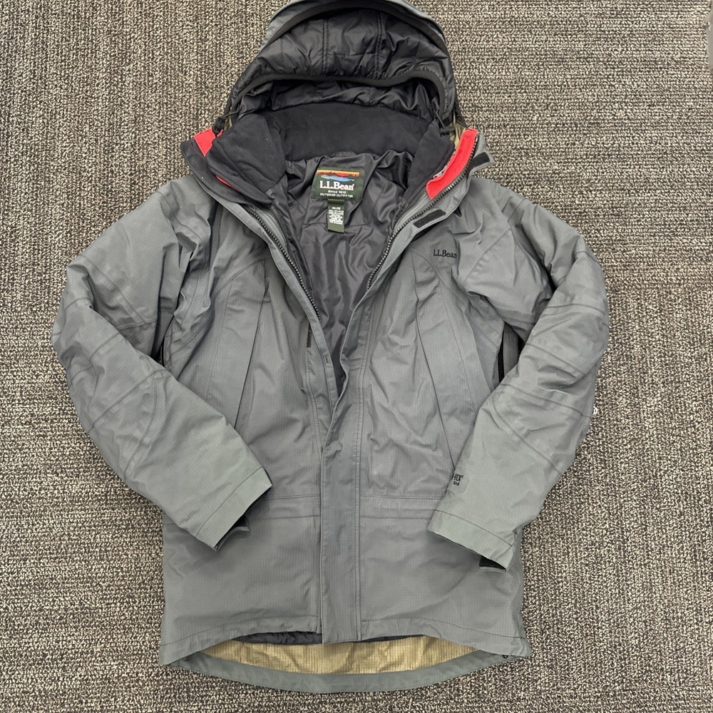 LL Bean Men's GoreTex Insulated Winter Ski Snowboard Jacket Mens Tall Medium